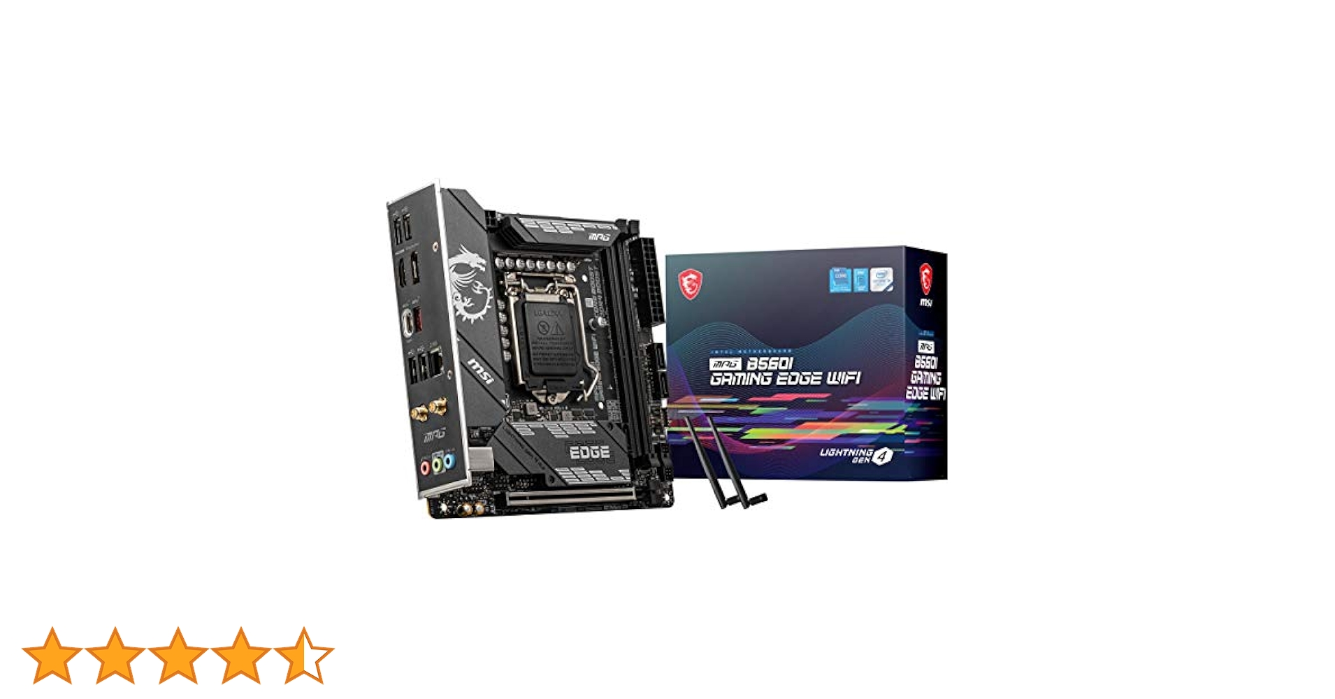 MSI MPG B560I GAMING Edge WIFI LGA 1200 Intel B560 SATA 6Gb